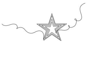 continuous one line art drawing vector
