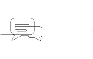 continuous one line drawing vector