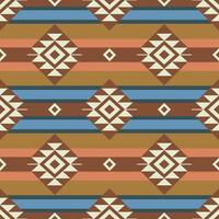 Native American geometric stripes pattern. Aztec southwestern boho geometric stripes seamless pattern. Aztec southwestern pattern use for fabric, textile, home decoration elements, upholstery. vector
