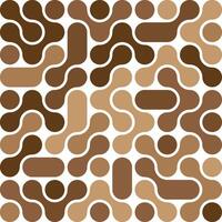 Abstract Geometric Pattern Artwork. Retro colors, Liquid silhouette drop in modern style. vector