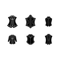 Suede Fabric Icon - and Linocut Silhouette Design vector