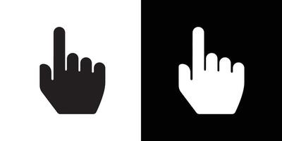 Finger swipe icon set, Slide line icon set gesture on white. vector