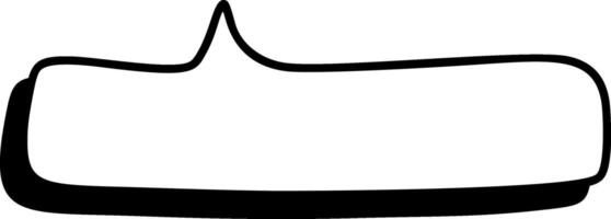 Blank speech bubble ideal for creating dialogue, questions, or exclamations in comics, social media, or educational materials vector