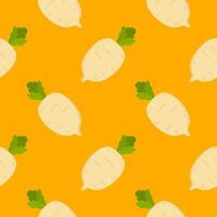 Radish pattern design or background vector