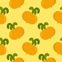 radish and turnip Seamless pattern of vegetables vector