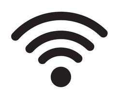 A wifi symbol on a white background vector