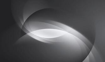 Abstract grey color background. Dynamic shapes composition. smooth curve. vector