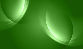 Abstract green color background. Dynamic shapes composition. smooth curve. vector
