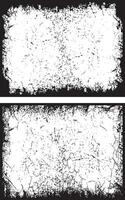 Vintage Grunge Border Frames Collection, Distressed and Jagged Rectangular Frames for Edgy and Dynamic Visual Projects set, vector