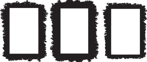 Intricately Distressed Grunge Frame Design Featuring Cracked and frame Borders A Comprehensive Collection of Edgy, Textured Frames Perfect for Artistic and Graphic Design Projects, vector