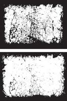 Vintage Grunge Border Frames Collection, Distressed and Jagged Rectangular Frames for Edgy and Dynamic Visual Projects set, vector