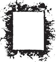 Vintage of grungy border, A Bold Grunge Photo Frame with Dynamic Halftone Patterns and Splattered Ink Borders for Modern Art Displays photo frame vector
