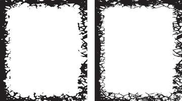 A set of Dynamic and Edgy Grunge Photo Frame , Featuring Abstract Splatter and vintage grunge for Modern Artistic Visual Displays photo border vector