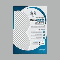 Different layout flyer design for corporate business vector