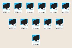 Calendar template 2025 creative minimal business monthly. Desk, wall calendar for print, digital calendar or planner. Week start on Monday. Simple modern annual calendar layout design element. vector