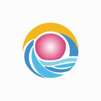 Energy logo concept with unique power icon vector