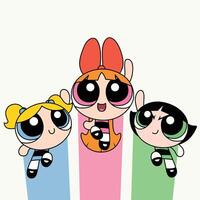 Power Puff Girls vector