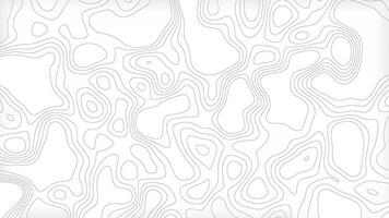 sereno ondas abstrato fluindo linhas em uma vibrante tela de pintura video