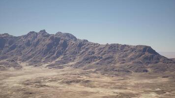 A view of a mountain range from an airplane video