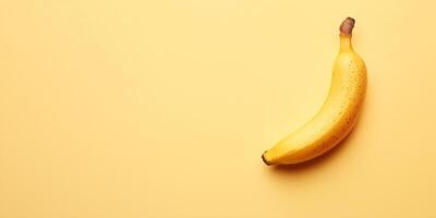 Single banana chip on a smooth background, food setting photo