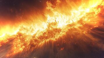 Magnetic field lines surrounding the Sun reveal the intricate dynamics of solar activity, emphasizing the immense energy and plasma movement in space. photo