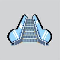 Pixel art illustration Public Elevator. Pixelated Escalator. Public Elevator Escalator icon pixelated for the pixel art game and icon for website and game. old school retro. vector