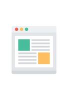 window web page illustration for design vector