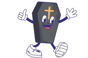 funny halloween character vector