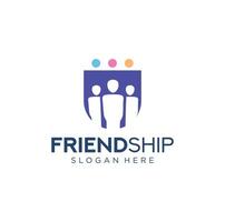 Friendship logo design vector