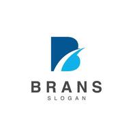 Brans logo design template vector
