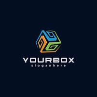 The logo for yourbox vector