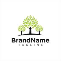 Logo design for a tree company vector