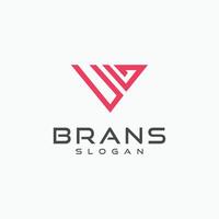Brans logo design vector