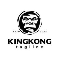 King kong tagline vector