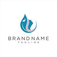 A logo for a company that is called brand name tag vector