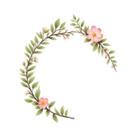 leaf circle border png