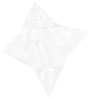 Torn paper texture. Paper scraps frame. Star shape. png