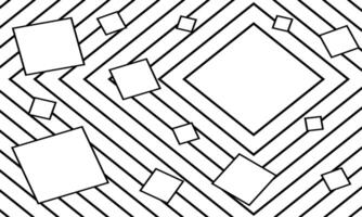 abstract geometric Black and white Psychedelic square illusion Linear Wavy Backgrounds vector