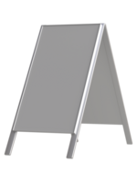Metallic display stand for Advertising mockup rendering png