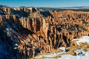 Wide angle view of Bryce Canyon National Park at Sunrise, Colorado, USA photo