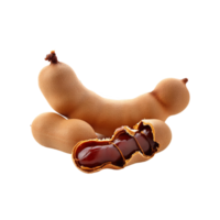 Tamarind with slice on transparent background png