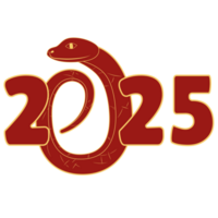The snake is in the shape of the number 25 png