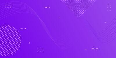 Bright purple cover with wavy lines. Abstract sparkling illustration with colored sticks. Smart design for business advertising. Futuristic energy, science, technology concept. vector