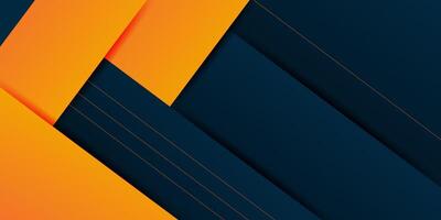 Abstract geometric dark blue and orange square themed overlapping background for graphic design. Eps10 vector