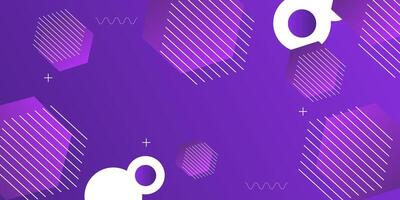 Purple background with abstract bright purple hexagon decoration. illustration for modern presentation background, brochure design. eps 10 vector