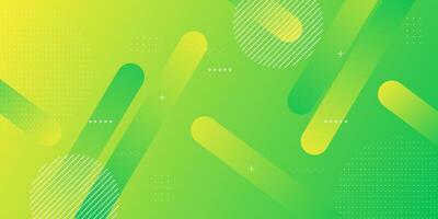 Abstract bright green geometric background template with rectangle pattern. Green background with trendy design. Eps10 vector