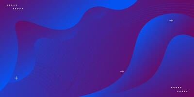 Abstract gradient wave background in blue with simple shape elements. Purple gradient blue design. Elegant concept. Eps10 vector