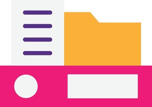 Archive Document Folder vector