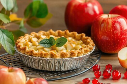 Apple Pie Delight with Golden Crust photo