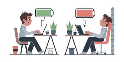 Energy Spectrum The Tale of a Dynamic and Drained Desk Jockey vector